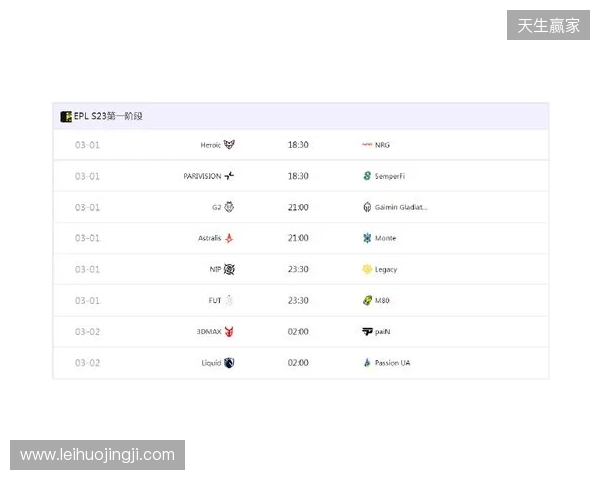 EPL S23揭幕战：Senzu首秀对阵Liquid，3DMAX迎战paiN